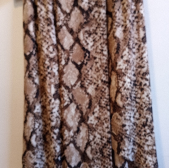 Snake Print Slip Dress / Coverup (Size Lg) - Picture 5 of 5
